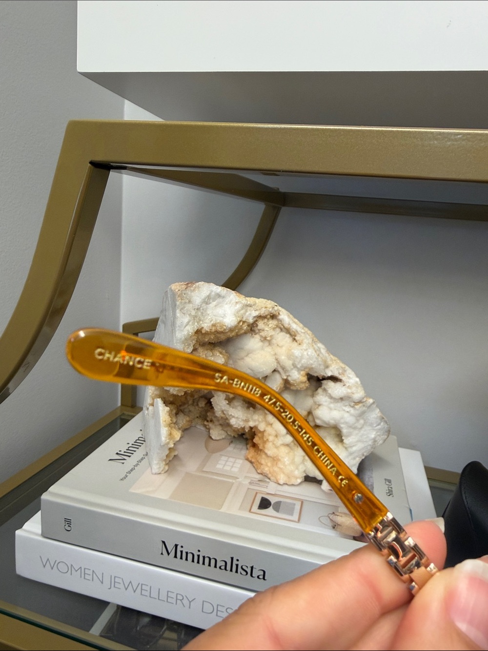 Diff Chance Sunglasses In Orange Acetate - Picture 7 of 11